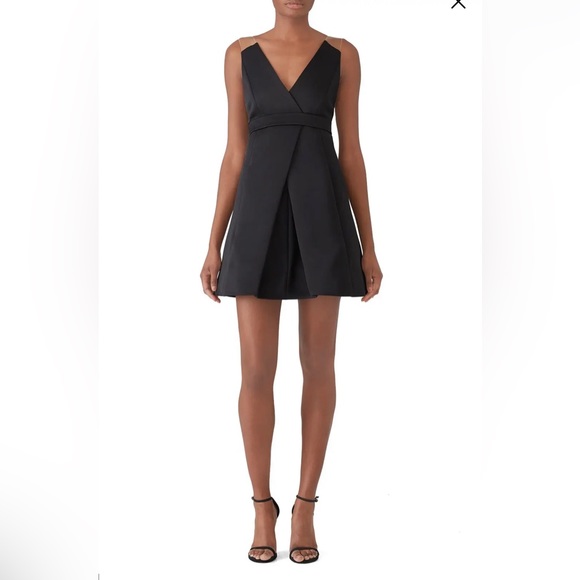 KAUFMANFRANCO Onyx Black Cocktail Dress - Picture 2 of 10